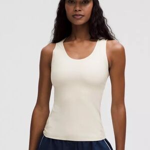 Lululemon Scoop-Neck Tank Top – Light Ivory / XL